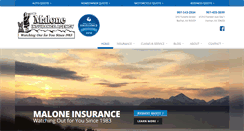 Desktop Screenshot of malone-insurance.com